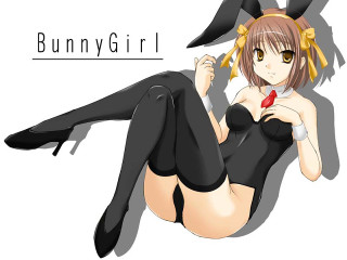 Black animal ears anime ribbon - hint of yayoi kasuma free wallpaper