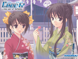 Anime girls building screenshot kimono - a couple of anime girls free wallpaper for desktop