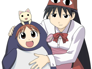 Woman child cats remodernism ghibli - a detailed drawing free wallpaper