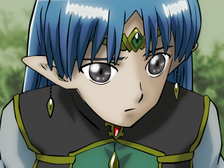 Cartoon character blue green hair - blue hair free wallpaper