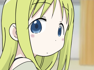 Anime girl blue eyes blonde - eye free wallpaper