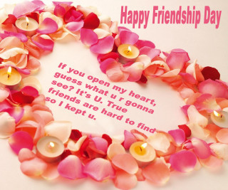 Wreath flowers happy friendship day - my heart free wallpaper