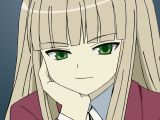 Anime girl blonde green eyed - green eye free wallpaper
