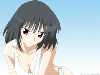 Black hair red eyes anime - black hair free wallpaper
