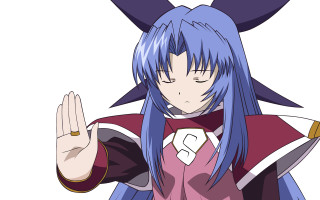 Blue hair purple outfit ears - a purple outfit free wallpaper