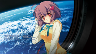 Girl yellow dress window earth - the earth free wallpaper