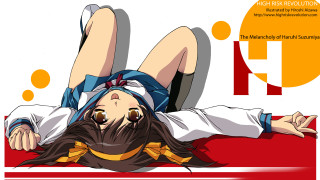 Woman lying crossed legs manga - her head free wallpaper