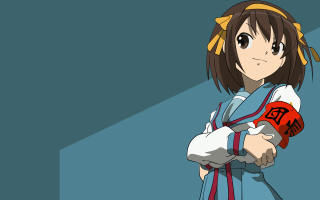Girl ponytail blue dress crossed - a ponytail free wallpaper