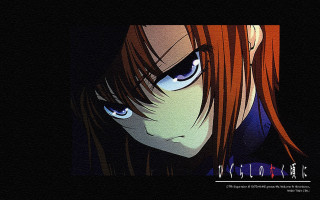 Anime redhair blueeyes blackbackground lycoart - visual free wallpaper