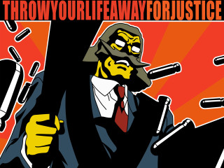 Man suit tie smoking gun - bourgeoi free wallpaper