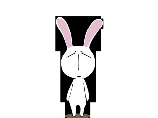 Rabbit sticker alice prin bunny - sticker free wallpaper