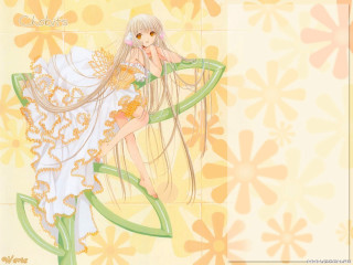 Girl longhair whitedress flower yellow - background free wallpaper