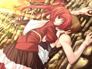 Aya goda redhair dress rockwall - a rock wall free wallpaper