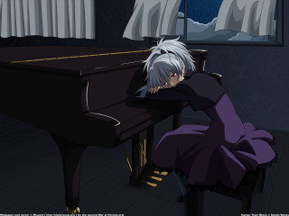 Gothic piano room night starry - a piano in a room free wallpaper