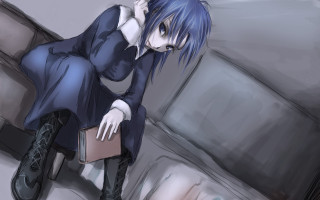 Eizan kikukawa anime gothic sitting - their other hand free wallpaper