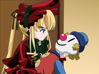 Woman stuffedanimal redhat blondeanime kawaii - a red scarf free wallpaper