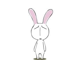Rabbit portrait bunny artist sticker - sticker free wallpaper