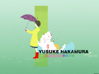 Woman umbrella rain smoke storybook - the rain free wallpaper