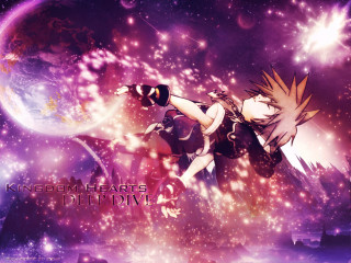 Girl sword purple stars planet - a sword free wallpaper for desktop