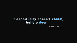 Quote black blue background design - buckminster fuller free wallpaper