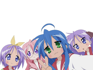 Anime girls blue hair green 3 - a group of anime girls free wallpaper