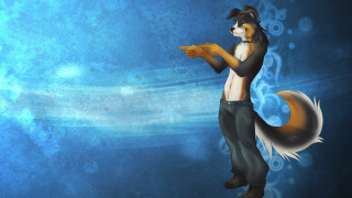 Cartoon character holding cat blue - the cat free wallpaper