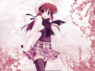 Girl hat dress flower autumn - a girl in a dress and hat free wallpaper
