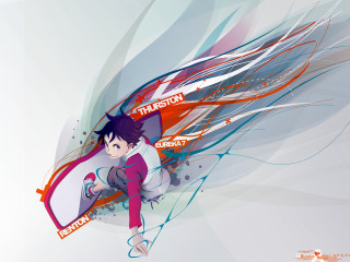 Woman snowboard slope red white - a woman riding free wallpaper