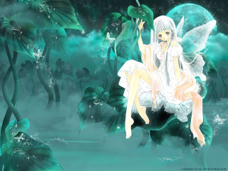 Fairy cloud fullmoon animefantasy wings - a fairy free wallpaper