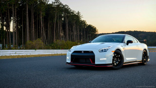 White sports car forest sunset 2 - a forest of trees free wallpaper
