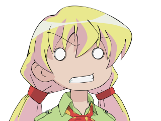 Blonde girl green shirt red - a red tie free wallpaper