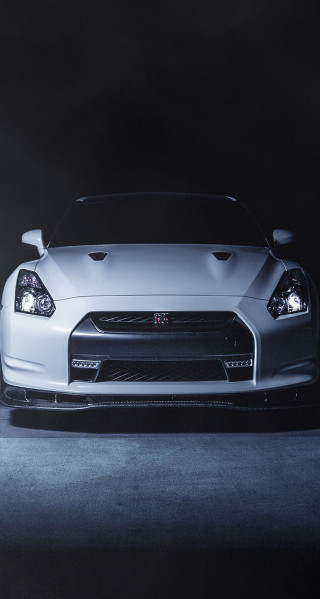 White sports car cobra hood - a tilt shift photo free wallpaper