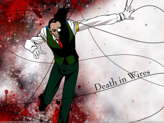 Death wires suit blood spatter - death free wallpaper