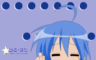 Blue hair star bubbles anime - his head free wallpaper