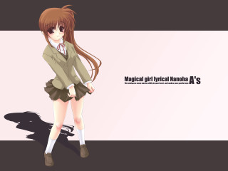 Girl shadow kyoto anime school - a short skirt and jacket free wallpaper
