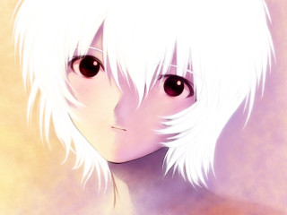 White hair anime girl pink 2 - a black eyeliner free wallpaper