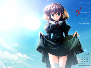 Girl cloud sky sun dress - a black dress free wallpaper