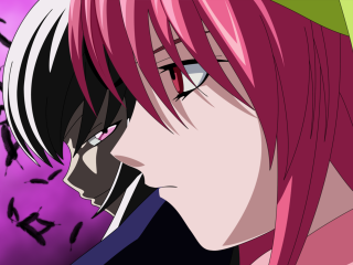 Pink hair green hat anime - overhead free wallpaper
