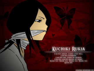 Bandaged masked woman glowing butterfly - a bandage free wallpaper