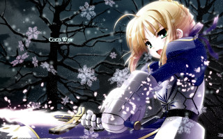 Girl blue snow gothic anime - a blue outfit free wallpaper