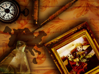 Clown clock shadow stilllife blonde - promotional image free wallpaper