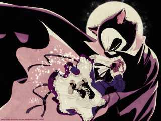 Gothic cartoon character bat cat - a bat free wallpaper