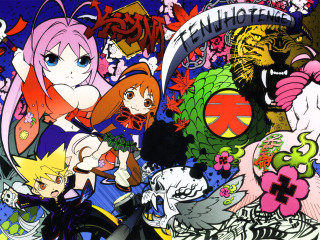 Anime characters flower dragon baioken - a bunch of anime characters free wallpaper