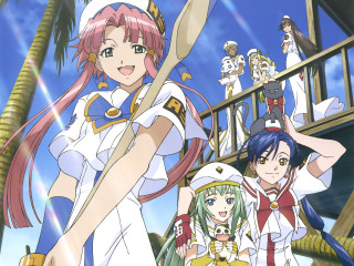 Anime girls bridge sky palm - a bridge free wallpaper