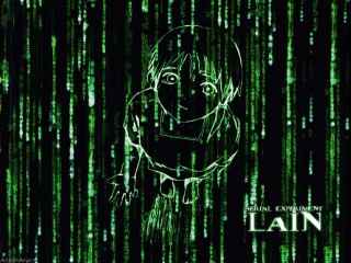 Holographic hooded woman character poster - background free wallpaper