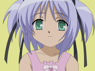 Purple hair green eyes sad - a pink dress free wallpaper