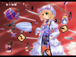 Woman dress hat sword balloon - a balloon free wallpaper