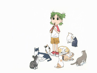 Girl cats kittens aya goda - im free wallpaper