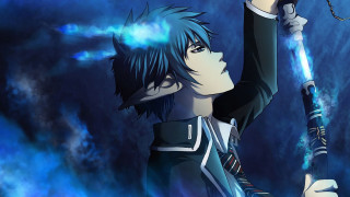 Man holding blue umbrella clouds - his hand in free wallpaper