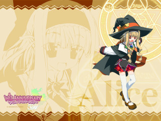 Alice prin witch halloween pumpkin - a long coat free wallpaper